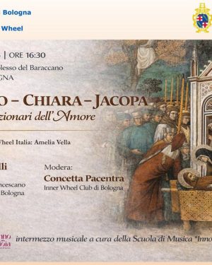 12 aprile | Francesco – Chiara – Jacopa. Rivoluzionari dell’Amore